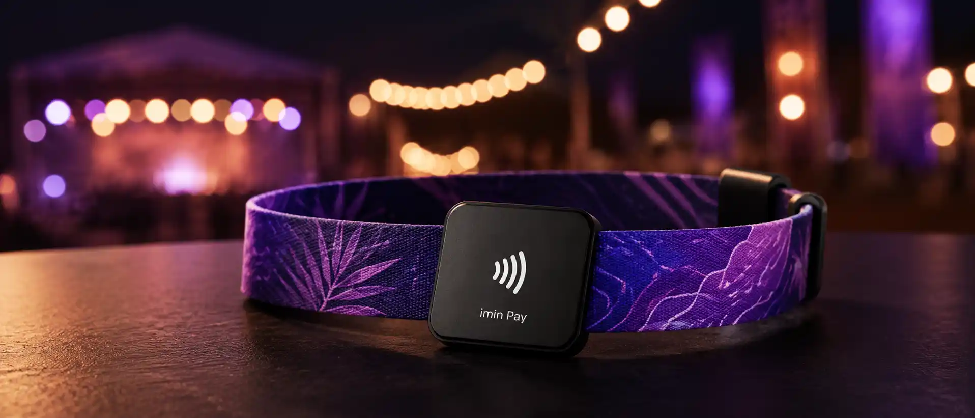i'm in Pay NFC fabric wristband